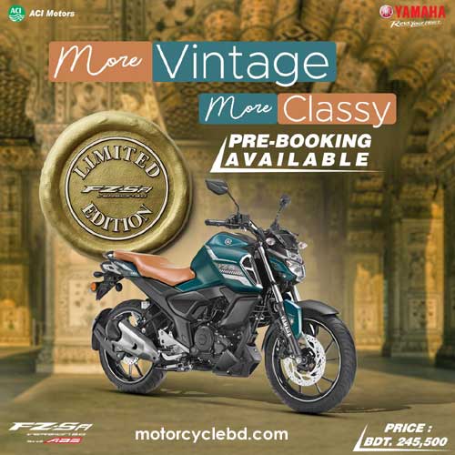 Pre-booking of Yamaha FZ-S Fi V3 ABS Vintage Edition Started