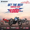 Get The Best Winterfest 4000 Taka Cashback on Suzuki Motorcycles